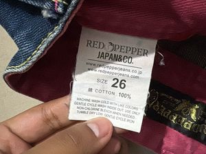 Red Pepper Embroidered Wing Jeans