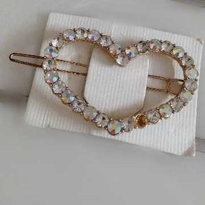 Sparkling Heart Hair Clip