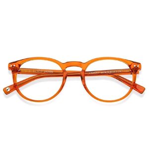 Lenskart John Jacobs Online Orange Full Rim Round✨