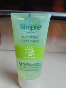 simple refreshing facewash