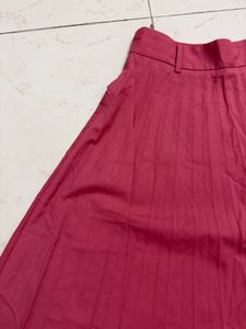 Pleated Midi Skirt