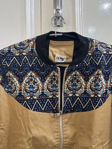 Stylish Patterned Bomber Jacket
