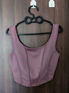 Stylish Mauve Corset Co-ord Set