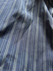 Men's Blue Striped Dress Shirt