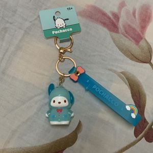 Pochacco Raincoat edition Keychain ⭐️