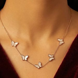Delicate Butterfly Pendant Necklace