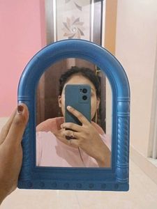 Blue Decorative Mirror