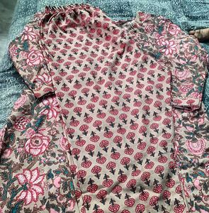 Floral Print Kurta Set for Women