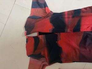 Chic Abstract Print Maxi Dress