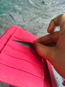 Bright Pink Wallet