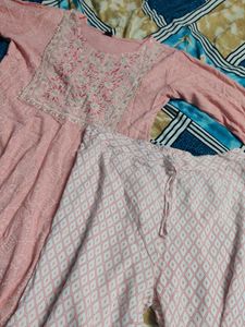 Pink Anarkali Set