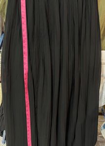 only brand Black Pleated Maxi Skirt