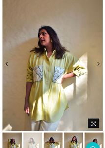 Why So Blue Brand. Oversized Shirt