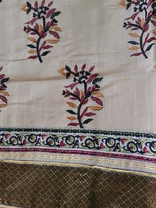 Chanderi Silk Work Kurta