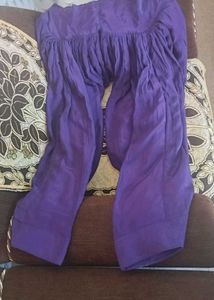 Vibrant Purple Patiala Salwar