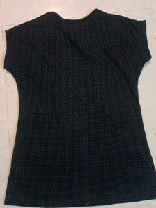 Black Graphic Print T-Shirt