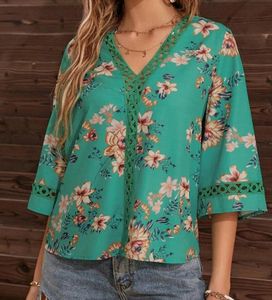 Kotty Green Floral Top
