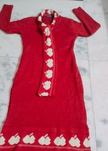 Red Knit Dress