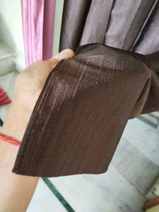 Elegant Brown Room Darkening Curtain pack of 3