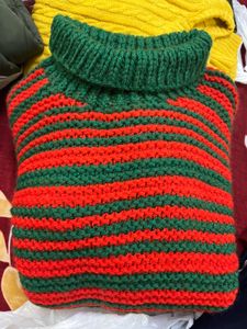 Striped Turtleneck Sweater
