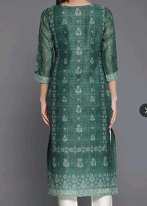 Libas Chanderi silk heavy work kurta