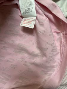 Mizuno Pink All-Over Logo Polo Shirt