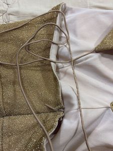 Sparkly Ruched Mini Dress