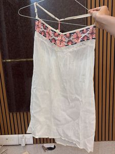 White Embroidered Top