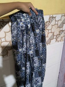 Blue Paisley Print Kurta and Plazo set