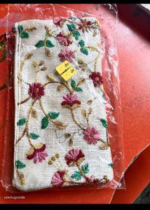 Embroidered Clutch Bag