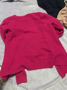 pink cardigan 32-34