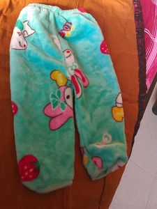 Cute Baby Blue Fleece Hoodie Jacket