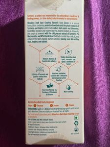 Himalaya Dark Spot Clearing Turmeric Face Serum