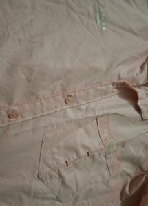Men's Pink Button-Up Shirt