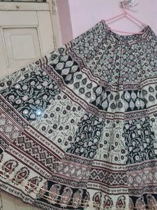 Bohemian Print Ethnic chaniya choli🖤⚪️♥️