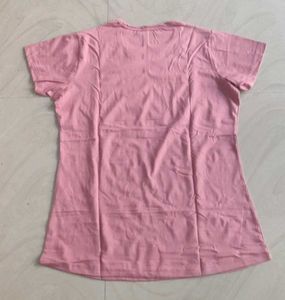 Pink Graphic Print Tee