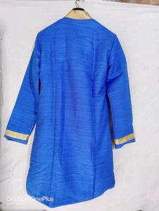 👕 Men's Blue Ethnic Kurta – Used, Good Condition