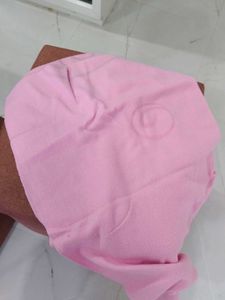 Soft Pink Fleece shawl