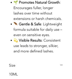 Eye Lash &amp; Brow Growth Oil