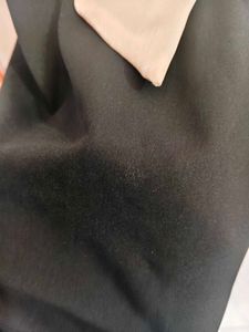 Chic Black Dress with Bow Detail