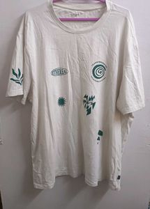 Sztori Plus Size Printed Pure Cotton T-shirt - 6XL