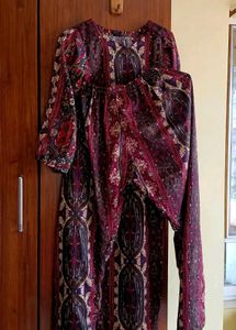 Boho Paisley Print Kurta