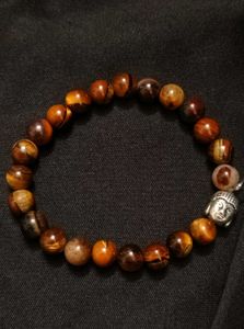 Elegant Tiger Eye Buddha Bracelet ✨