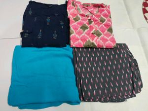 Women's Ethnic Kurta Set 2 piece combo