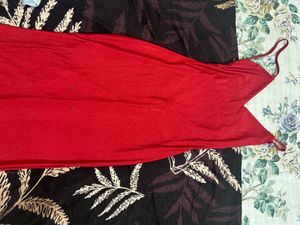 bodycone Stunning Red Slip Dress/ 1 freebie