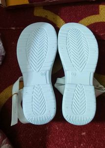 Chic White Platform Sandals
