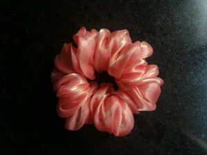 XXXL Sparkly Pink Scrunchie