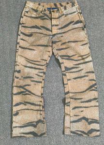 Wild Tiger Print Jeans