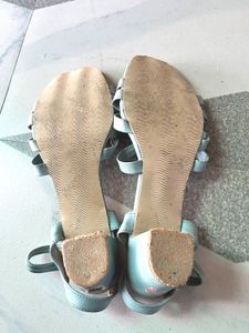 Light Blue Strappy Sandals