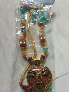 Bohemian Beaded Necklace Set